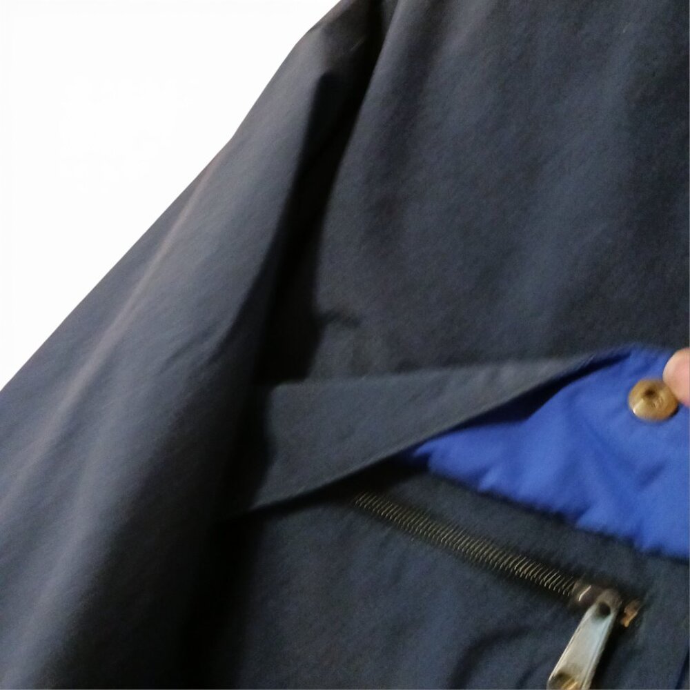 Vintage L.L. Bean Mainebound Field Parka Jacket Navy Blue Women's Large XL - Picture 8 of 13